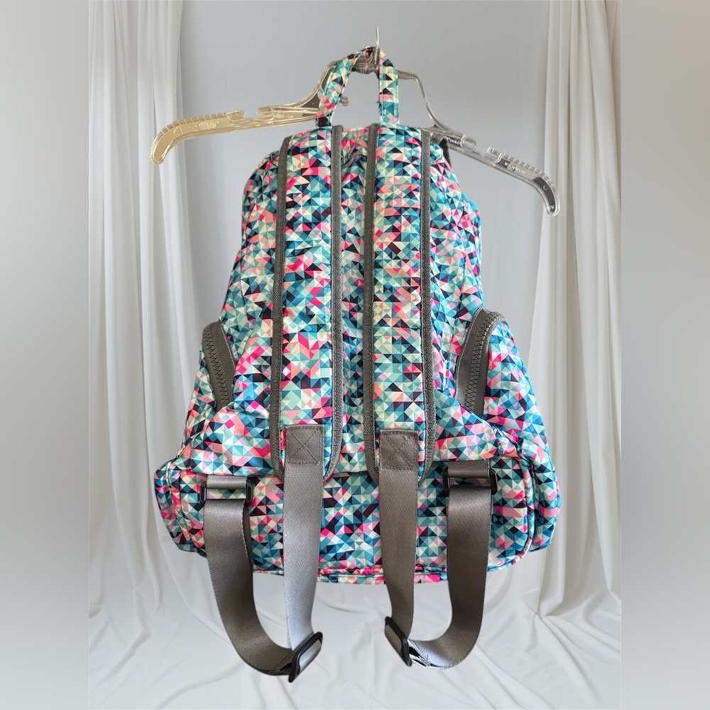 Colorful Geometric Women's Backpack - Picture 2 of 7